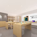 Huawei Honor Store Interior With Display Shelves And Electronic Products