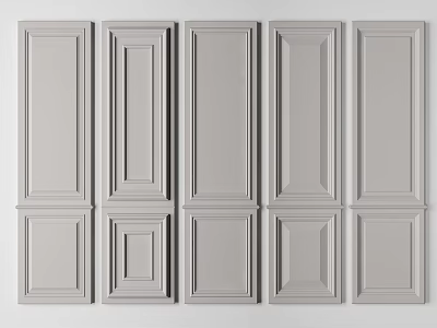 Jianou clapboard combination 3d model