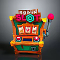 Modern game machine slot machine large game machine coin-operated game machine 3d model