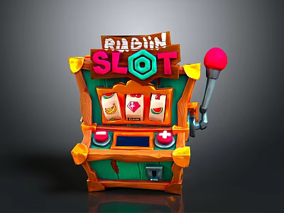 Modern game machine slot machine large game machine coin-operated game machine 3d model