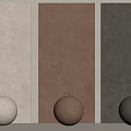 Different Colored Wall Panels With Corresponding Spheres Displayed In Front Design