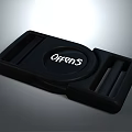 Black Offens Logo Belt Buckle Stylish Clothing Accessory For Fashion Outfits