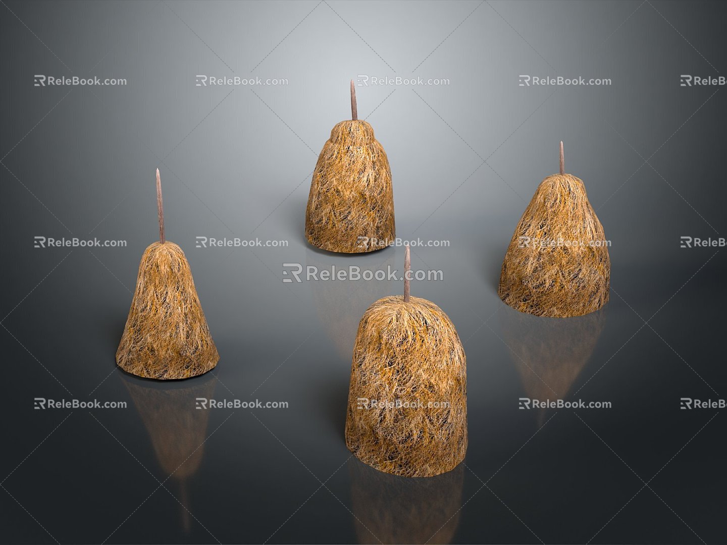 haystack haystack haystack haystack haystack hay outdoor item realistic 3d model