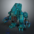 Mech Warrior Mech Soldier Machine Battlearm Mechanical Battlearm Machine Fighter Robot 3d model