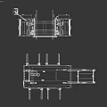 Modern Precision CNC Machine Tool With Control Console And Tool Storage