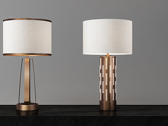 Modern table lamp 3d model