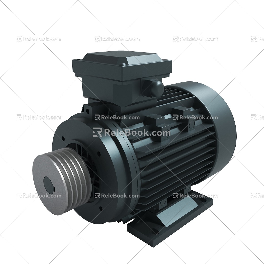 Ordinary AC motor YLYC single-phase asynchronous motor can be equipped with RV reducer deceleration motor motor is widely used in the transmission deceleration of conveyor mixing equipment 3d model