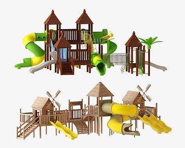 Modern play equipment Children's play equipment 3d model