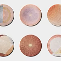 Modern Round Carpet Fabric Carpet Image Carpet Children Carpet Texture Carpet Creative Art Carpet 3d model