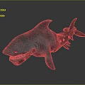 Machine Shark Science Fiction Shark Future Shark Concept Shark Machine Shark Animal Game Animal 3d model