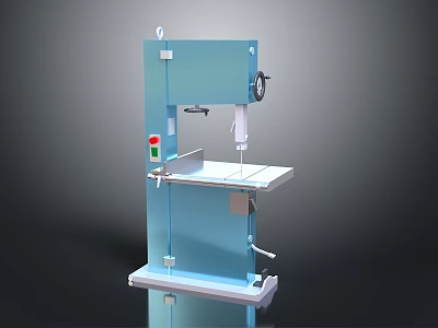 Modern lathe machine tool lathe machining turning 3d model