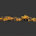 modern engineering vehicle engineering vehicle 3d model