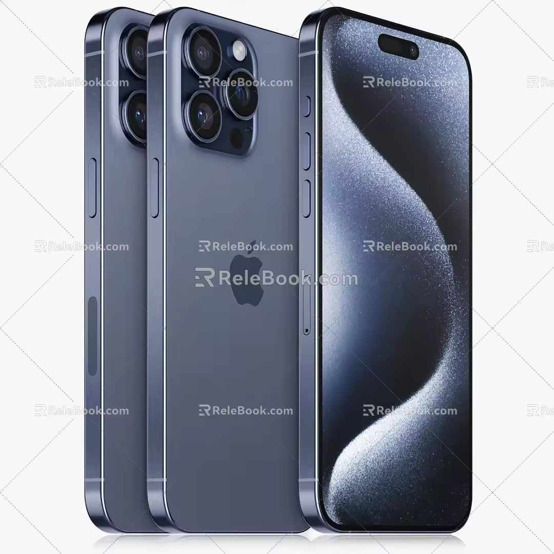 iPhone15 Mobile Phone Mobile Phone Digital Products Apple Mobile Phone iPhone 15 Technology 3d model