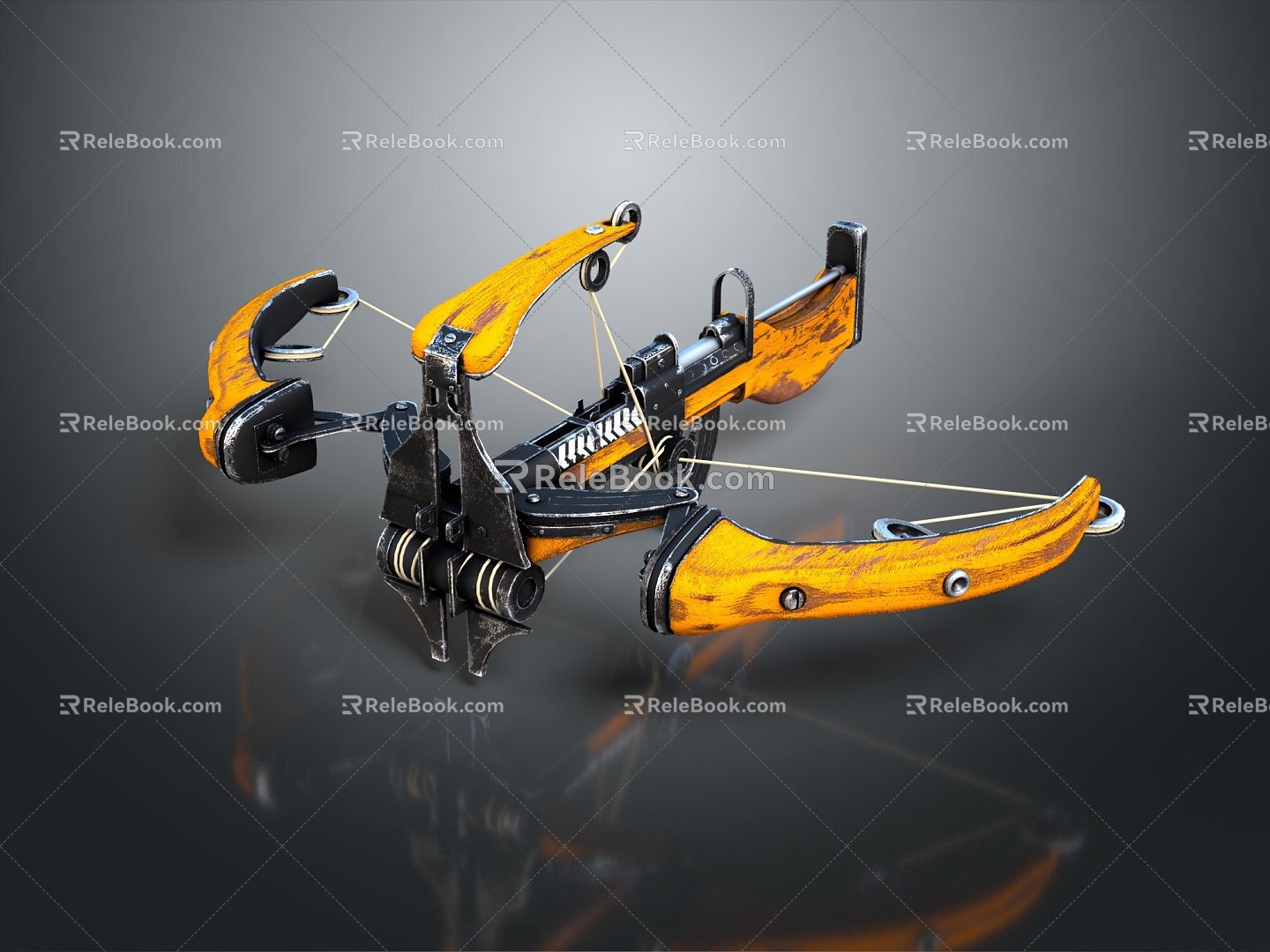 crossbow crossbow crossbow bolt 3d model