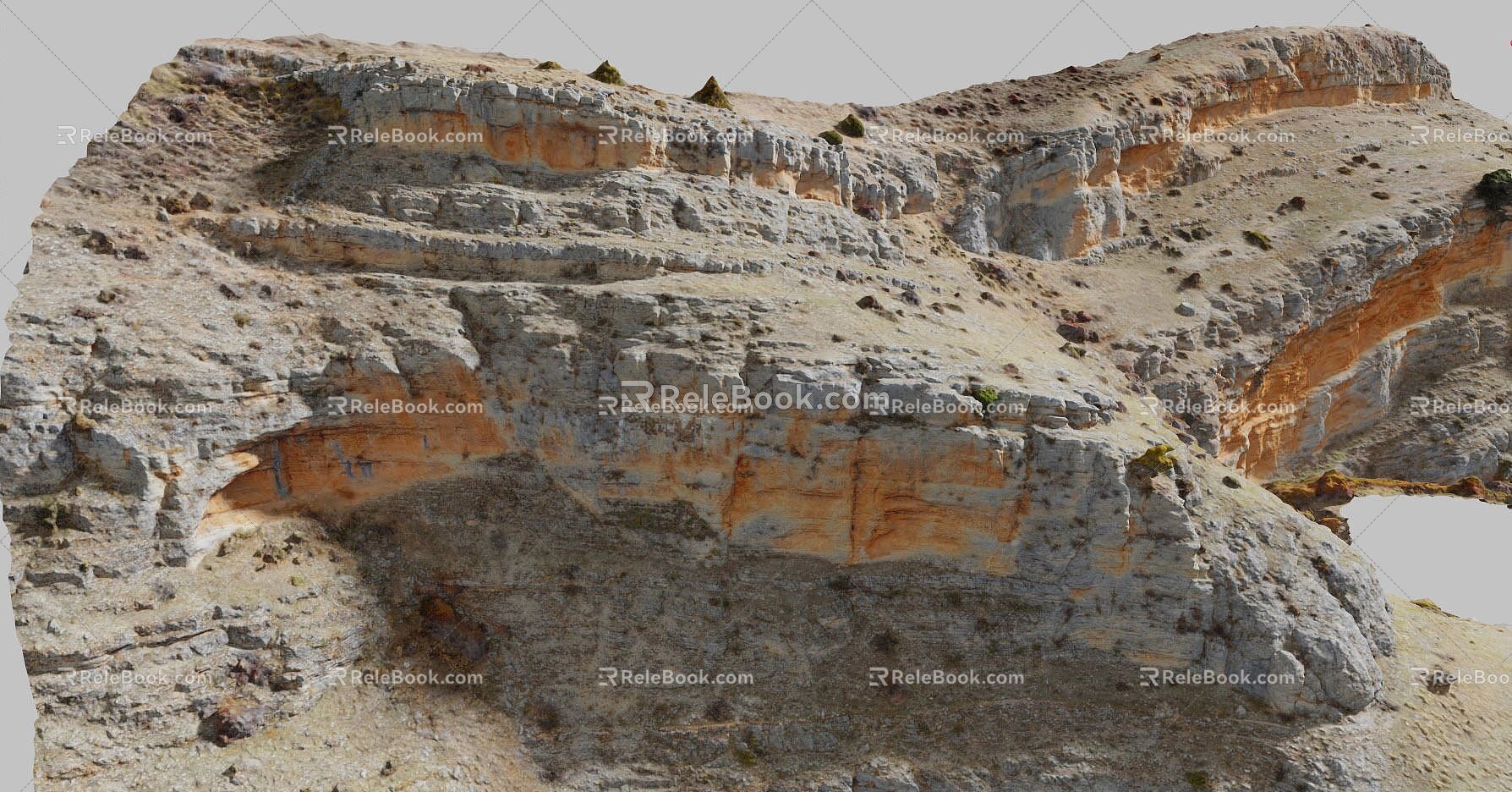 Modern Rock Stone Mountain Boulders 3d model