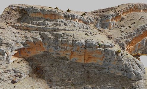 Modern Rock Stone Mountain Boulders 3d model