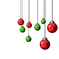 Christmas lights Christmas decorations Christmas reputation 3d model