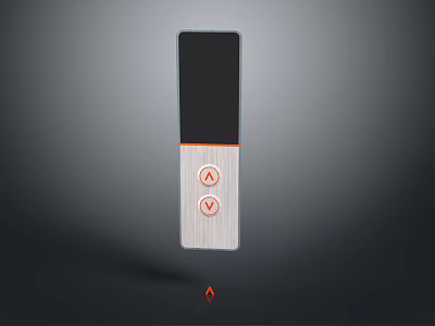 Modern remote control TV remote control 3d model