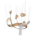 Modern hanging decoration indoor sculpture installation 3d model