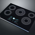 portable synthesizer mixer reverberator tuner mixer mixing equipment 3d model