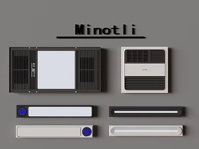 Minotli Household Appliances With Modern Design And Various Types For Daily Use 3d model