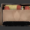 Eagle Brand Ammunition Box Containing 10 Rounds With Golden Casings And Red Black Design