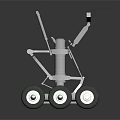 Detailed Exploration Rover Model Featuring Multiple Wheels Mechanical Arm And Sensor Equipment