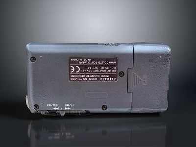SHINHO Electronic Device Back Panel Featuring Technical Label CE Certification And Voltage 3d model