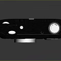 CATCH Compact Electronic Camera With Black And Beige Body Lens And Flash Design