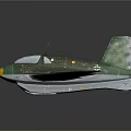 Green Aerospace Model Aircraft With White Cross Markings On Wings