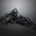Tactical Military Vehicle With Heavy Duty Metal Frame And Off Road Wheels