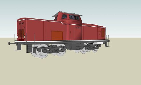 Modern Train 3d model