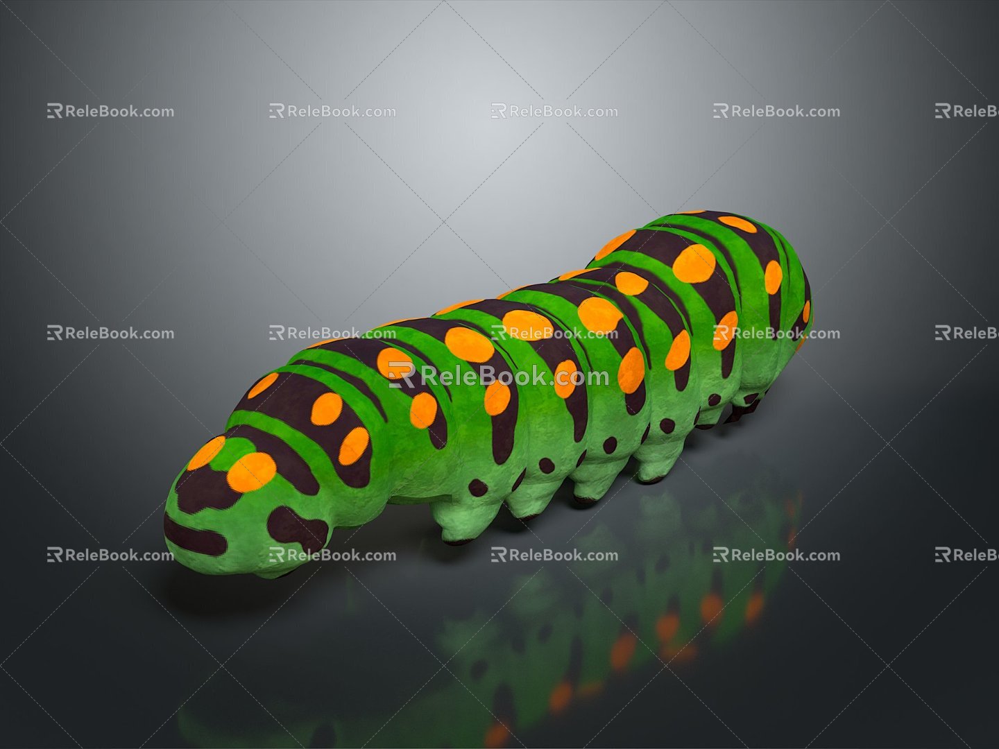 Caterpillar Butterfly Larvae Caterpillar Cartoon Caterpillar Insects Impersonate Life Supplies 3d model