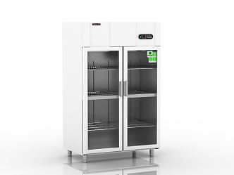 Modern Fridge Freezer 3d model