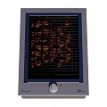 Compact Modern Countertop Electric Grill Kitchen Appliance With Temperature Adjustment Knob