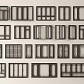 Chinese-style window new Chinese-style window antique window casement window bay window floor-to-ceiling window 3d model