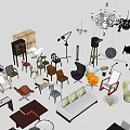 Various Modern Furniture Pieces With Different Styles And Designs For Home