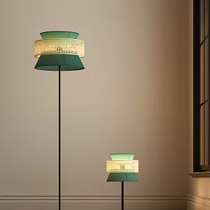 Modern floor lamp Antique floor lamp Vintage floor lamp 3d model