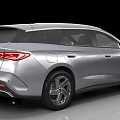 Silver Modern Station Wagon With Sleek Body Design And Alloy Wheels