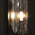Elegant Modern Transparent Diamond Cut Wall Lamp with Bright Lighting Effect