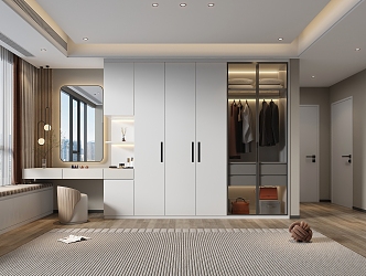 Modern Cloakroom 3d model