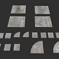 Road Infrastructure Precast Concrete Blocks in Various Shapes for Pavement Use