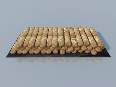 Boutique kitchen food 3d model