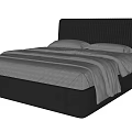 Double bed 3d model