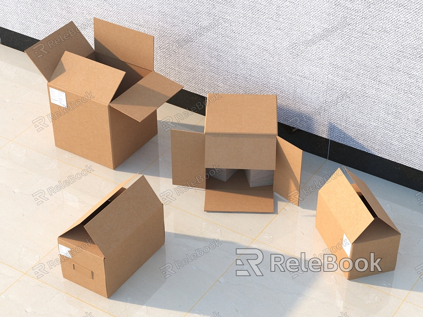 Modern Paper Boxes Paper Boxes Daily Supplies model