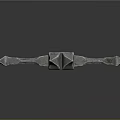 Medieval Metal Sword With Decorative Hilt Shiny Blade And Reflective Finish On Flat Surface