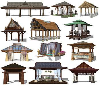 Southeast Asia Pavilion 3d model