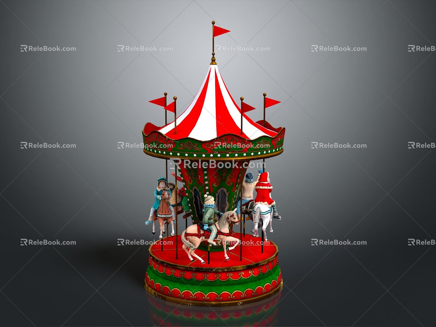 Carousel 3d model