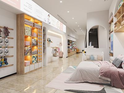 Modern Mother and Baby Store model