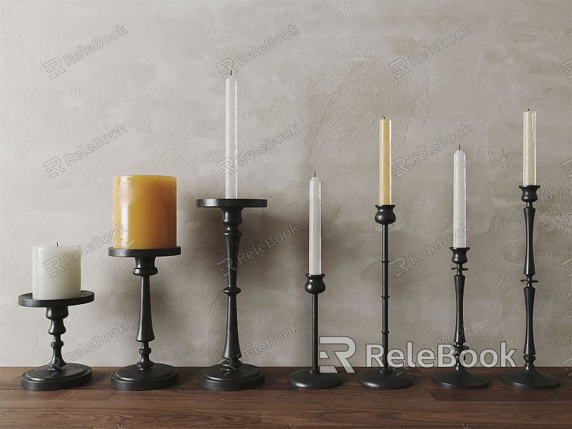 Industrial LOFT Candlestick Candlestick Lamp model